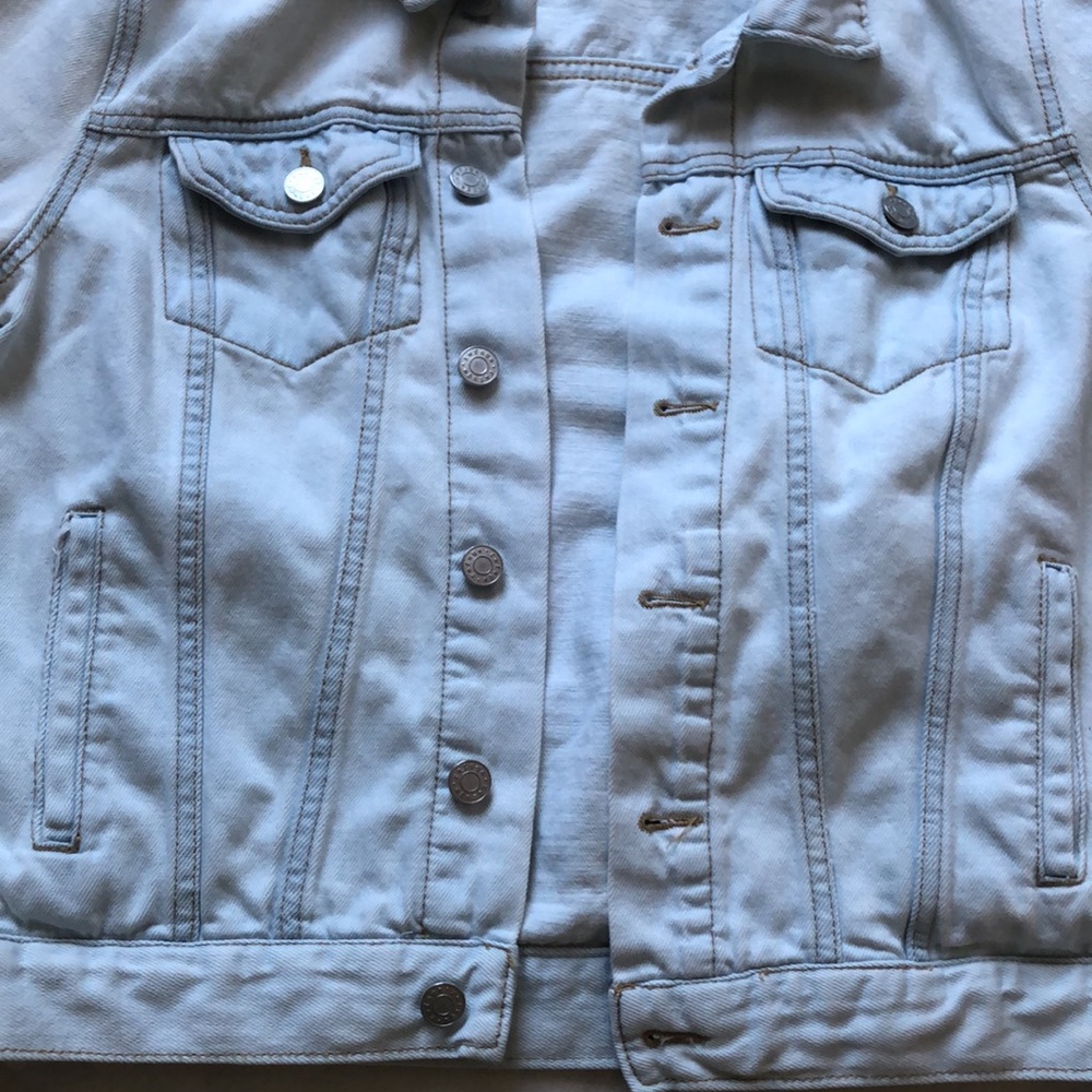 100% Cotton Refurbished Jean Jacket Anime! - Picture 8 of 11
